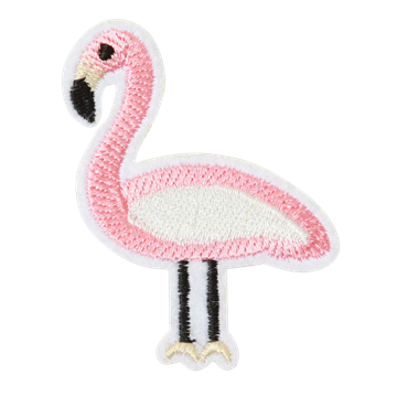 Strygemærker flamingo voksne tøj